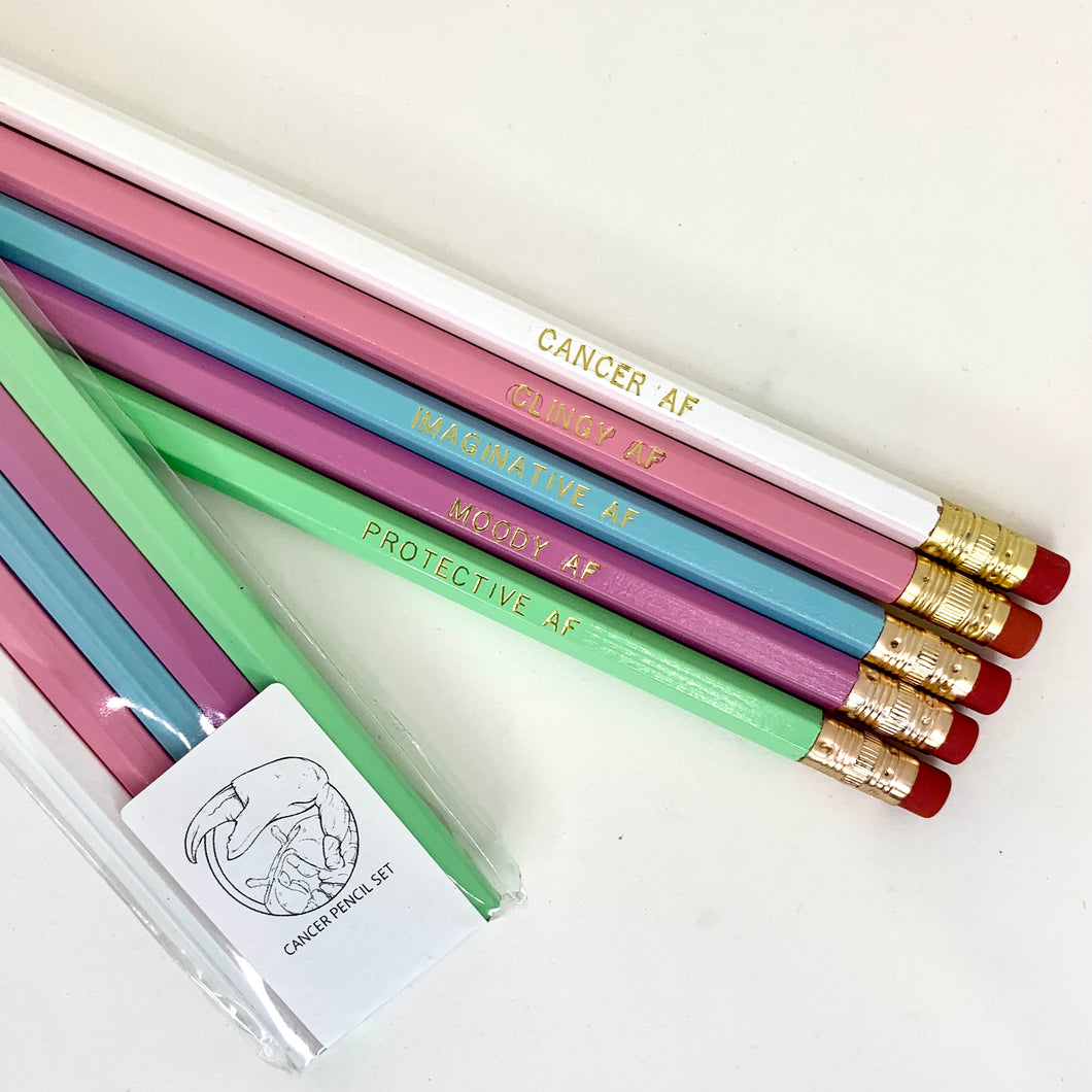 CANCER AF Pencil Set