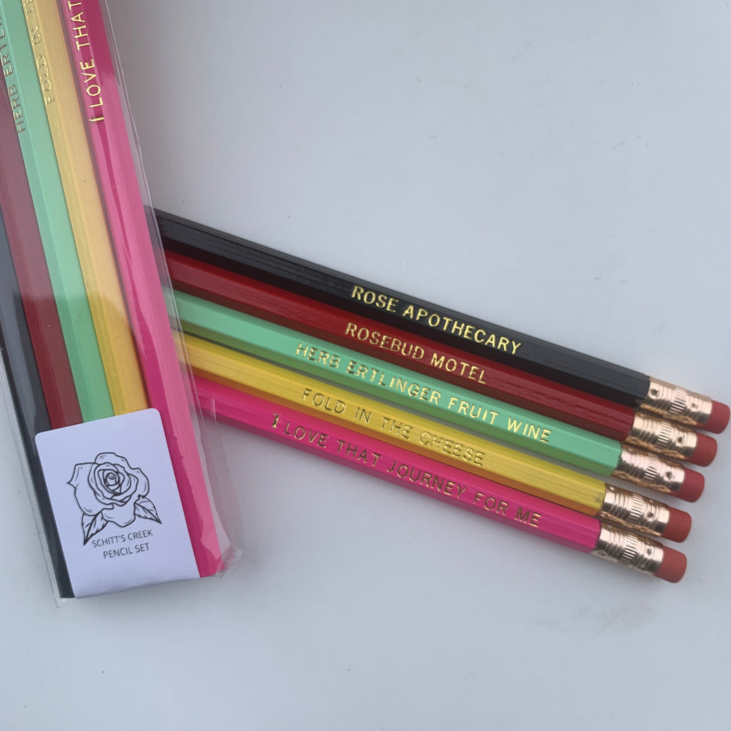 Schitt's Creek Pencil Set