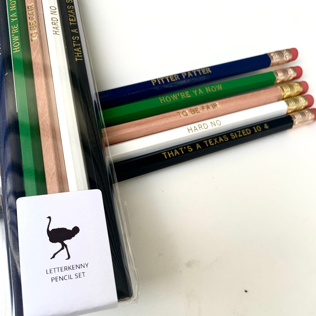 Letterkenny Pencil Set