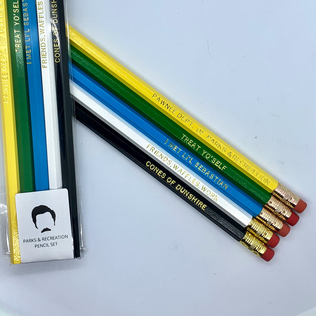 Parks and Rec Pencils